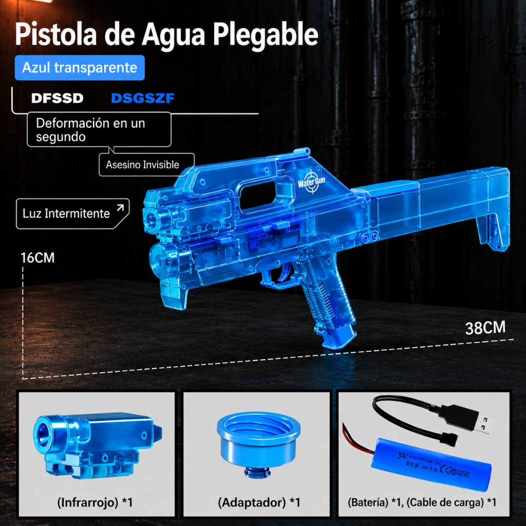 Fusil plegable de Agua💧🔫