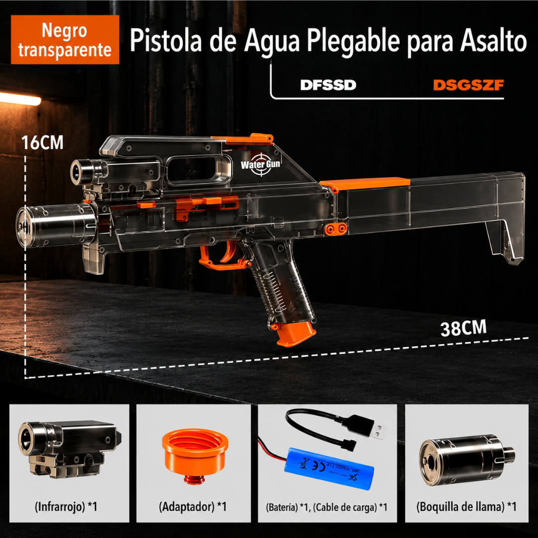 Fusil plegable de Agua💧🔫