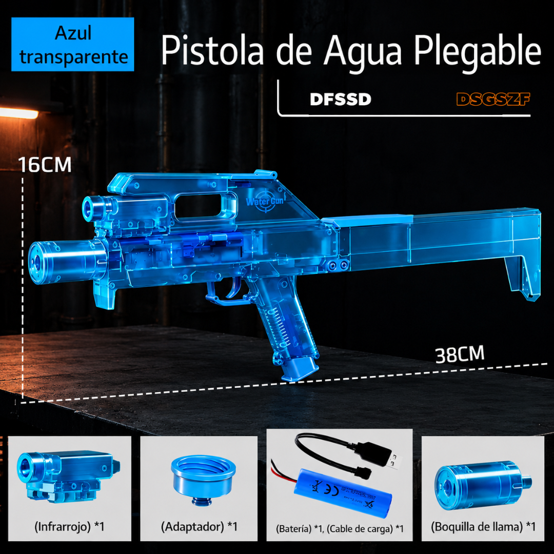 Fusil plegable de Agua💧🔫