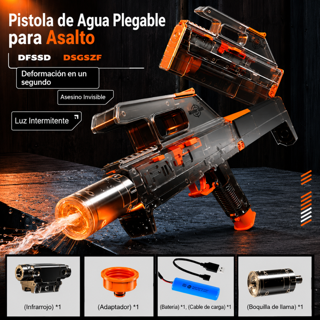 Fusil plegable de Agua💧🔫